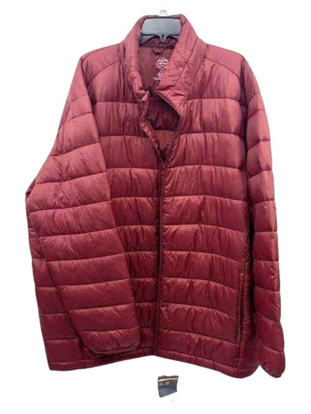 St. Johns Bay Autumn Burgundy Puffer Jacket Men's 3XL